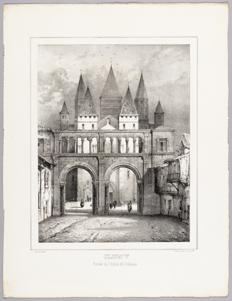 Cluny / Entrée de l'Eglise de l'Abbaye
