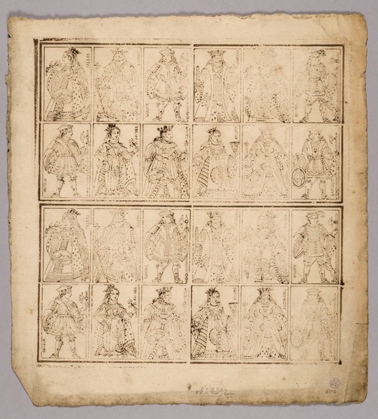 Planche de cartes à jouer