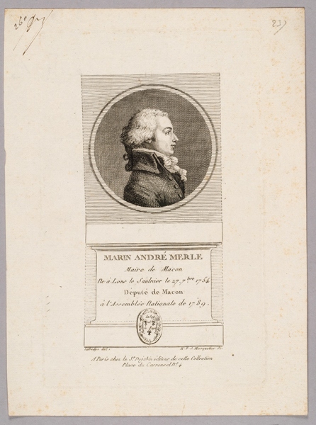 Marin André Merle, Maire de Mâcon