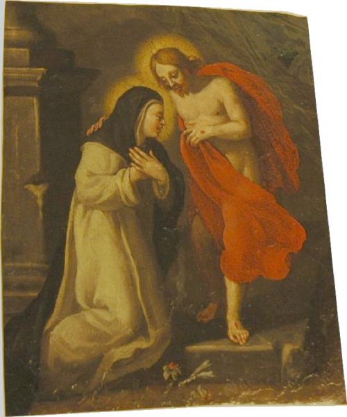 Apparition du Christ à sainte Catherine de Sienne