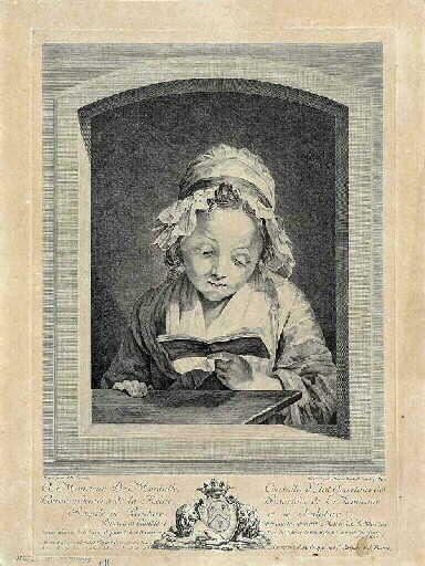 La Petite liseuse ; Jeune fille lisant la Croix de Jésus (autre titre)