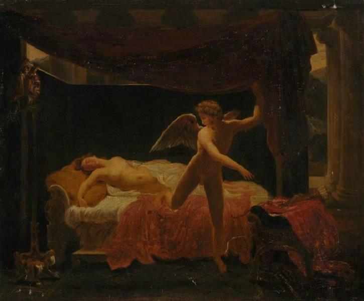L'Amour quittant le lit de Psyché