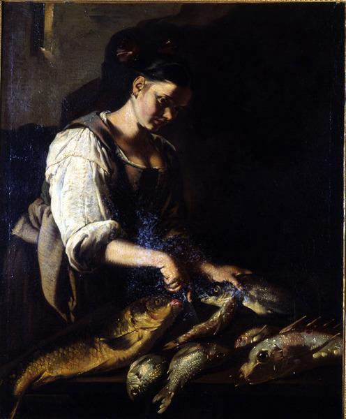 Une marchande de poisson