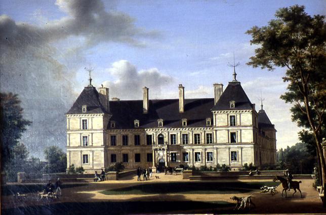 Vue extérieure du château d'Ancy-le-Franc