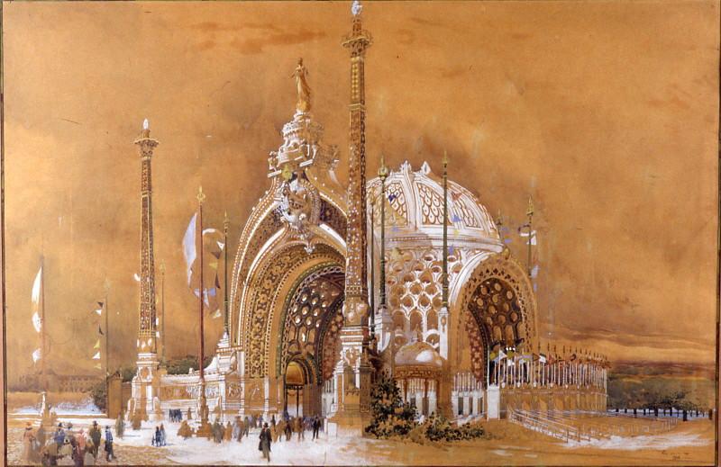 Porte d'entrée à l'Exposition Universelle de 1900