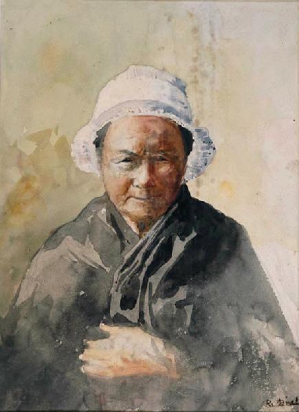 Portrait de vieille femme