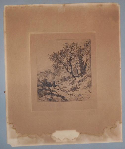 Sous les vieux murs à Vézelay
