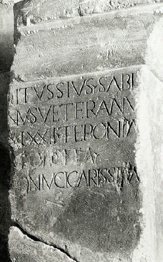 Cippe d'Itussius Sabinus