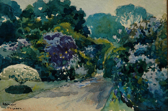 Rhododendrons à Trianon ; Trianon