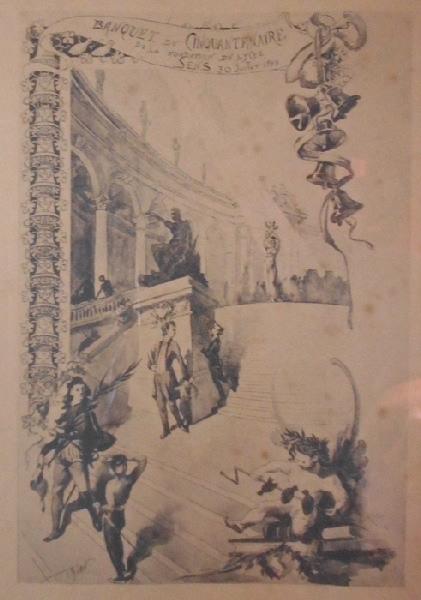 Banquet du cinquantenaire de la fondation du lycée Sens