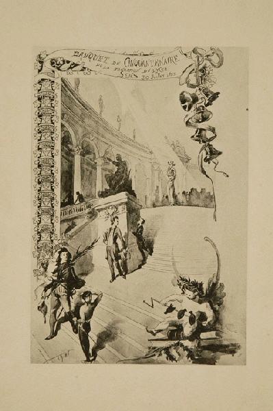 Banquet du cinquantenaire de la fondation du lycée Sens
