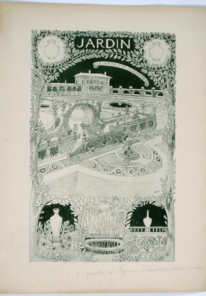 Planche 'Jardin' des Esquisses décoratives