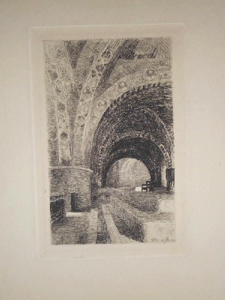 Couverture du catalogue 'Assise' ; Intérieur d'une église à Assise