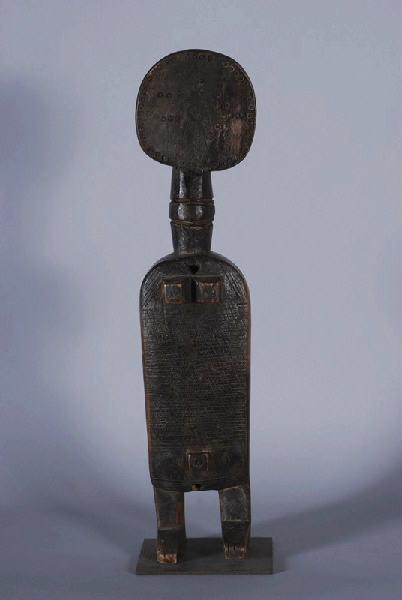 Serrure en forme de femme à la tête ronde