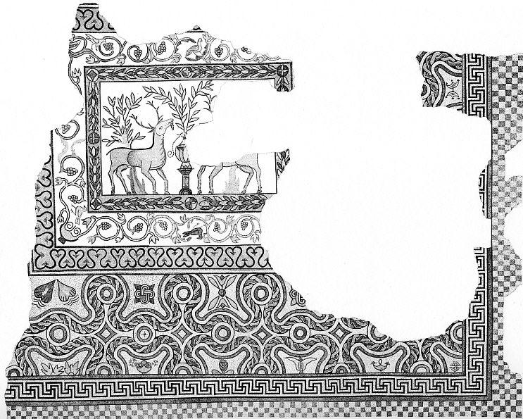 La mosaïque des cerfs