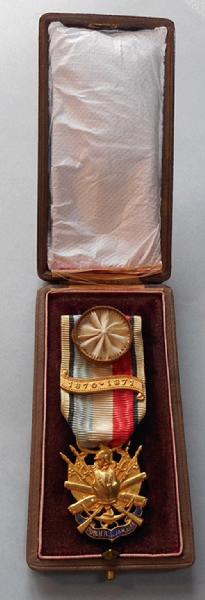 Médaille de la société des vétérans des armées de terre et de mer de la guerre 1870-1871