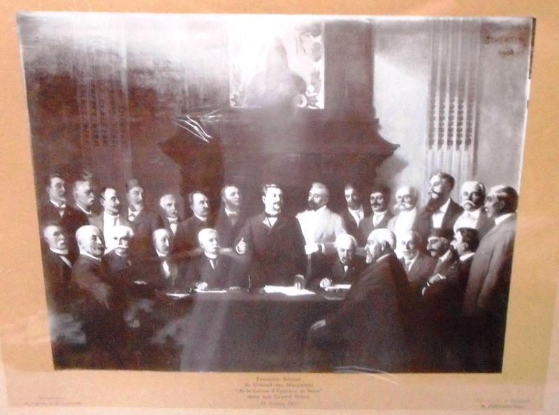 Première séance du Conseil des Directeurs de la Caisse d'Epargne
