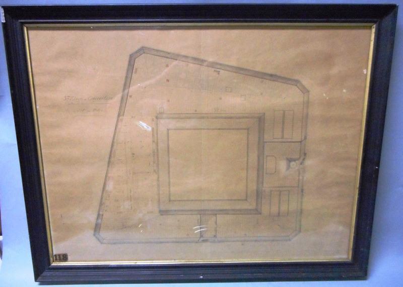 Projet d'un hôtel de ville, 3ème étage, couvertures
