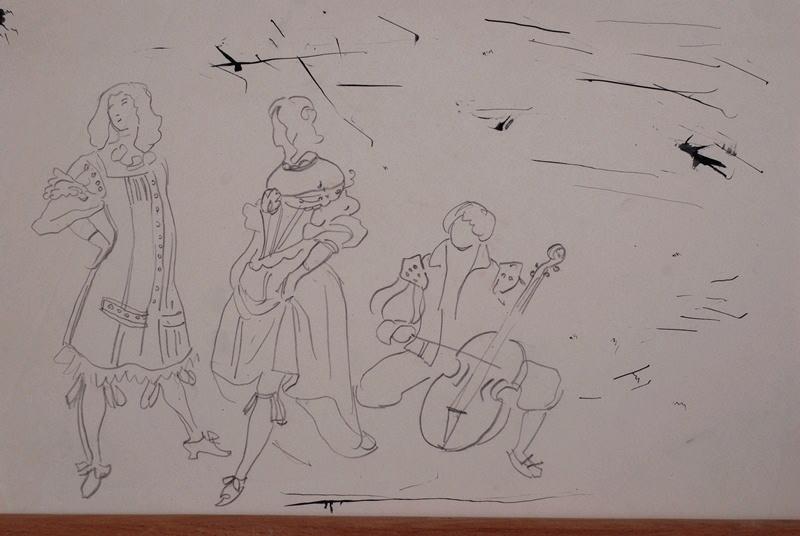 Couple avec musicien
