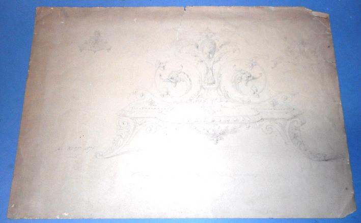 Différents motifs d'encrier Richer (style renaissance)