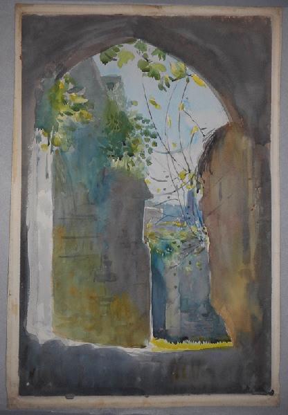 Grands murs et verdure