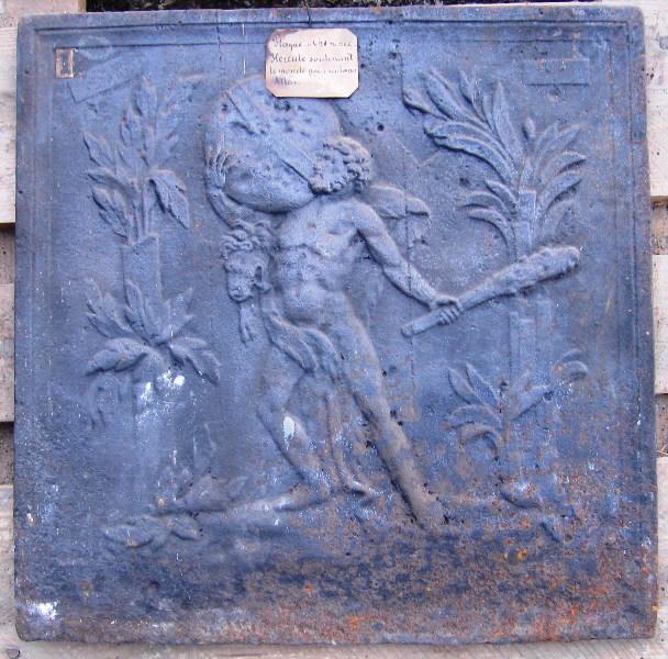 Hercule soutenant le monde pour soulager Atlas (titre factice)