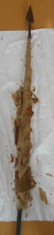 Ancien drapeau blanc des Sapeurs-pompiers de Sens