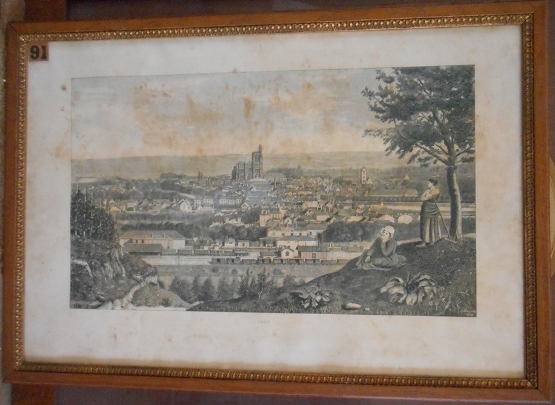 Vue de Sens en 1896