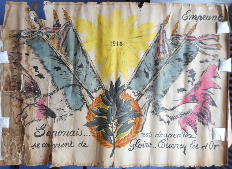 Sénonais... nos drapeaux se couvrent de gloire... Couvrez les d'or