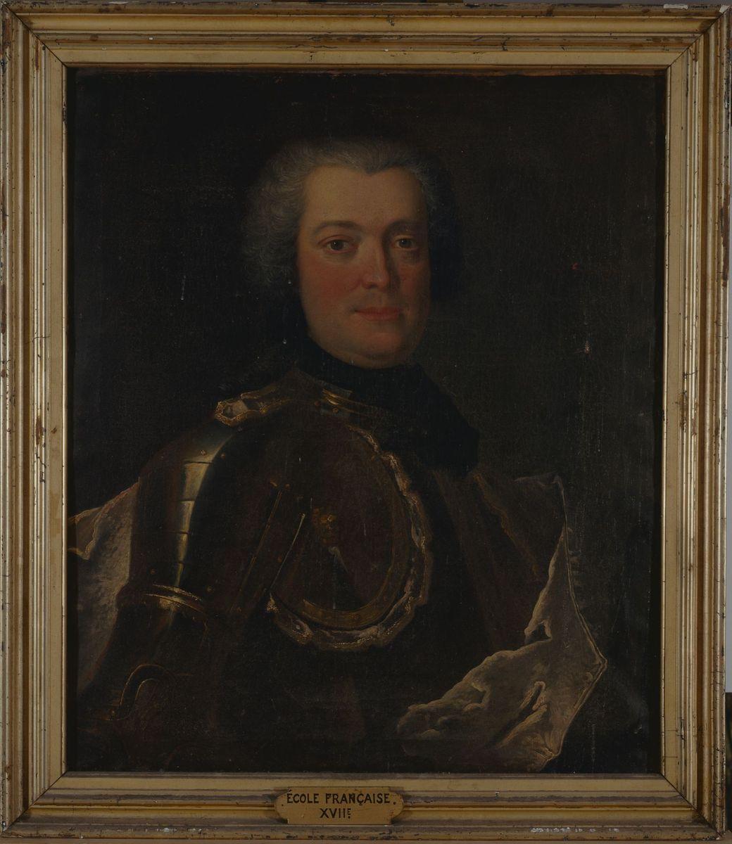 Portrait d'homme en armure