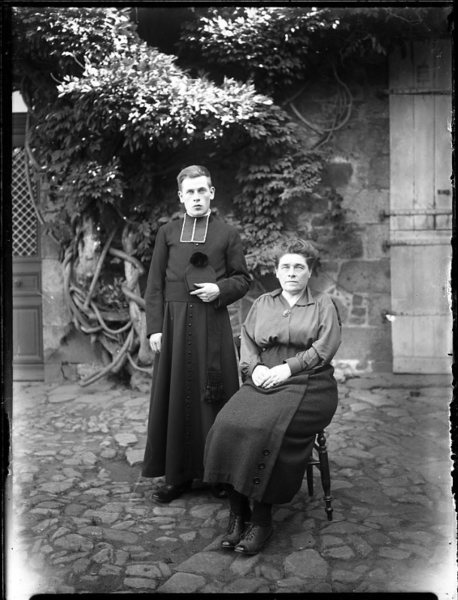 Alix de Kerever et son fils