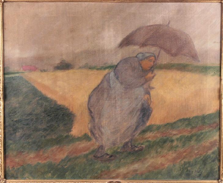 Bretonne au parapluie