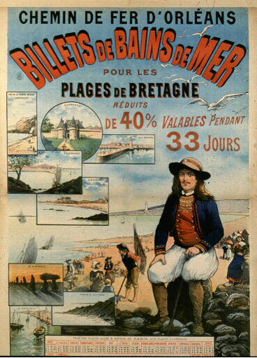 Billets de bains de mer pour les plages de Bretagne