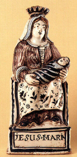 Vierge à l'enfant langé