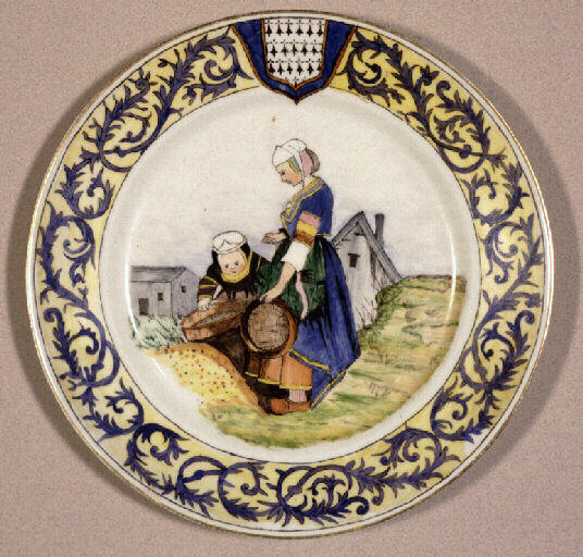 Femme et fillette du Pays Bigouden