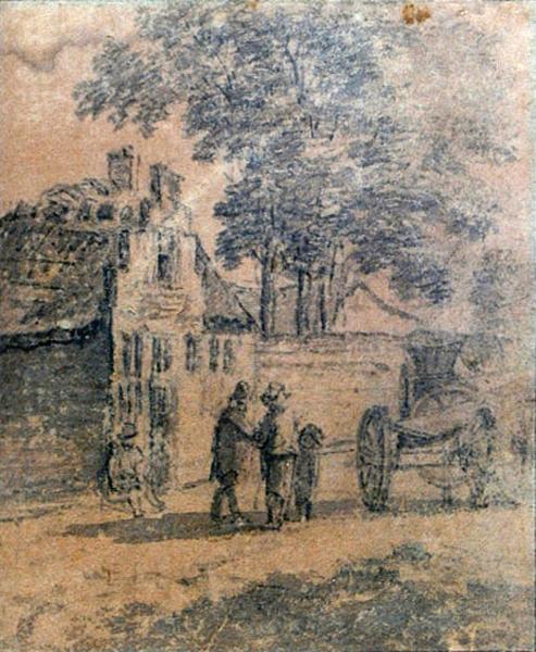 Paysage avec figures