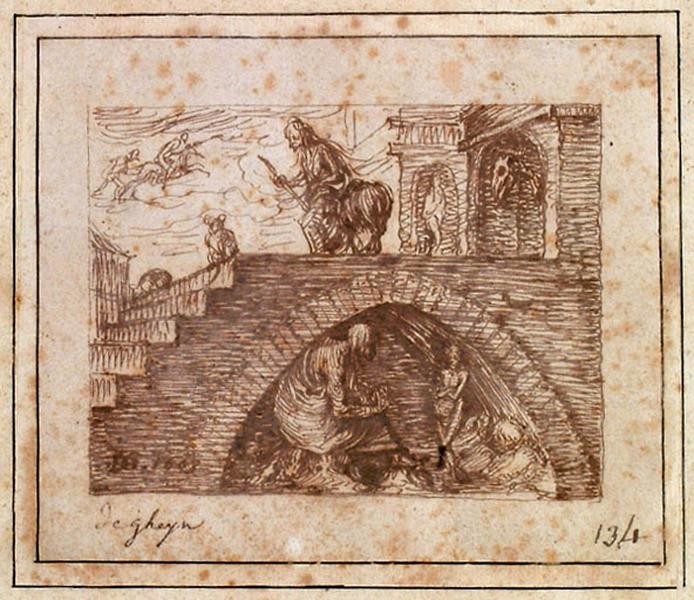 Scène fantastique ; Dessin allégorique
