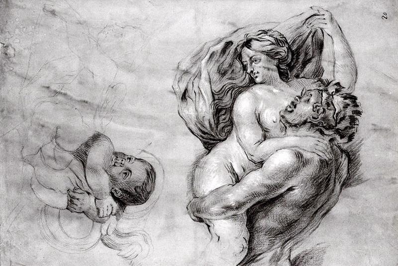 Dessin d'étude (recto) ; Dessin d'étude (verso)