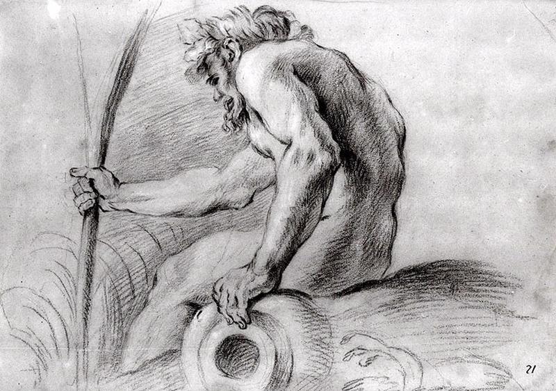 Dessin d'étude (recto) ; Dessin d'étude (verso)