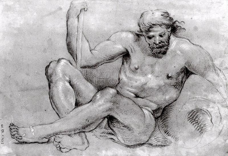 Dessin d'étude (recto) ; Dessin d'étude (verso)