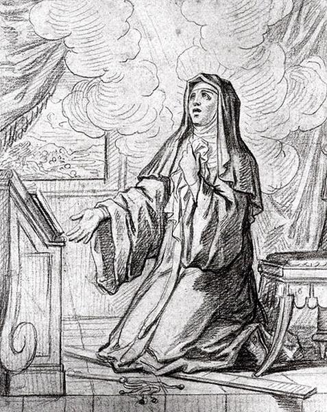 Sainte Monique en Adoration