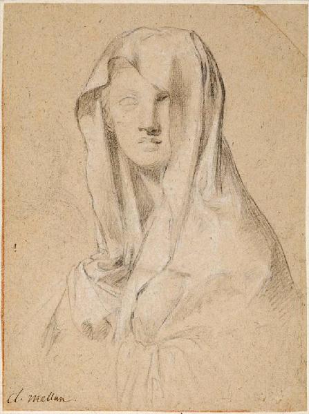 Buste de femme antique ; Tête de vierge