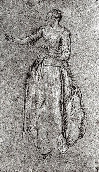 Femme debout
