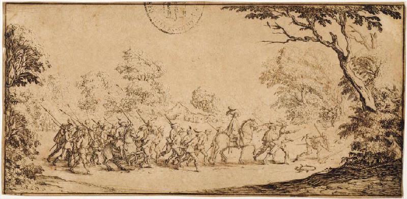 Hommes conduits au supplice