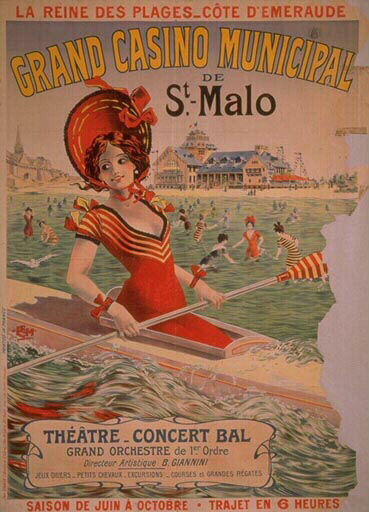 La reine des plages - côte d'Emeraude / Grand casino municipal de SaintMalo