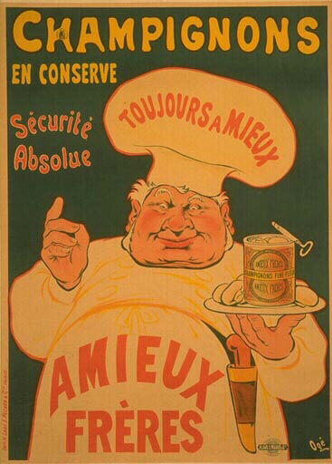 Champignons / en conserve / Sécurité Absolue / Toujours Amieux / Amieux Frères