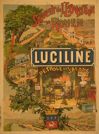 Souvenir de l'exposition de Rouen / Luciline Pétrole des salons