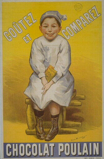 'Goutez et comparez' / Chocolat Poulain