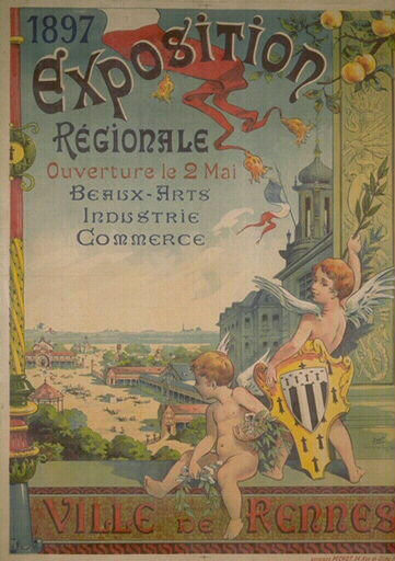 1897 / Exposition régionale / Beaux-Arts / Industrie / Commerce / Ville de Rennes