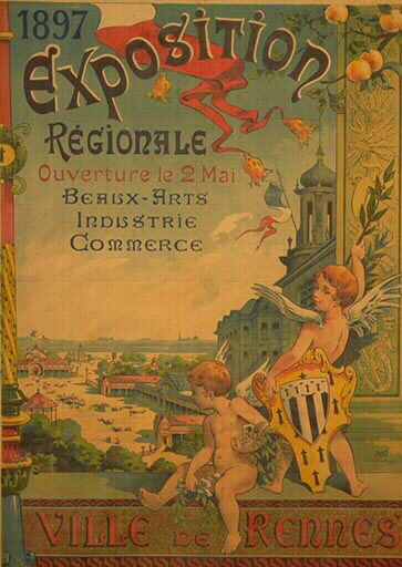 1897 / Exposition régionale / Beaux-Arts / Industrie / Commerce / Ville de Rennes